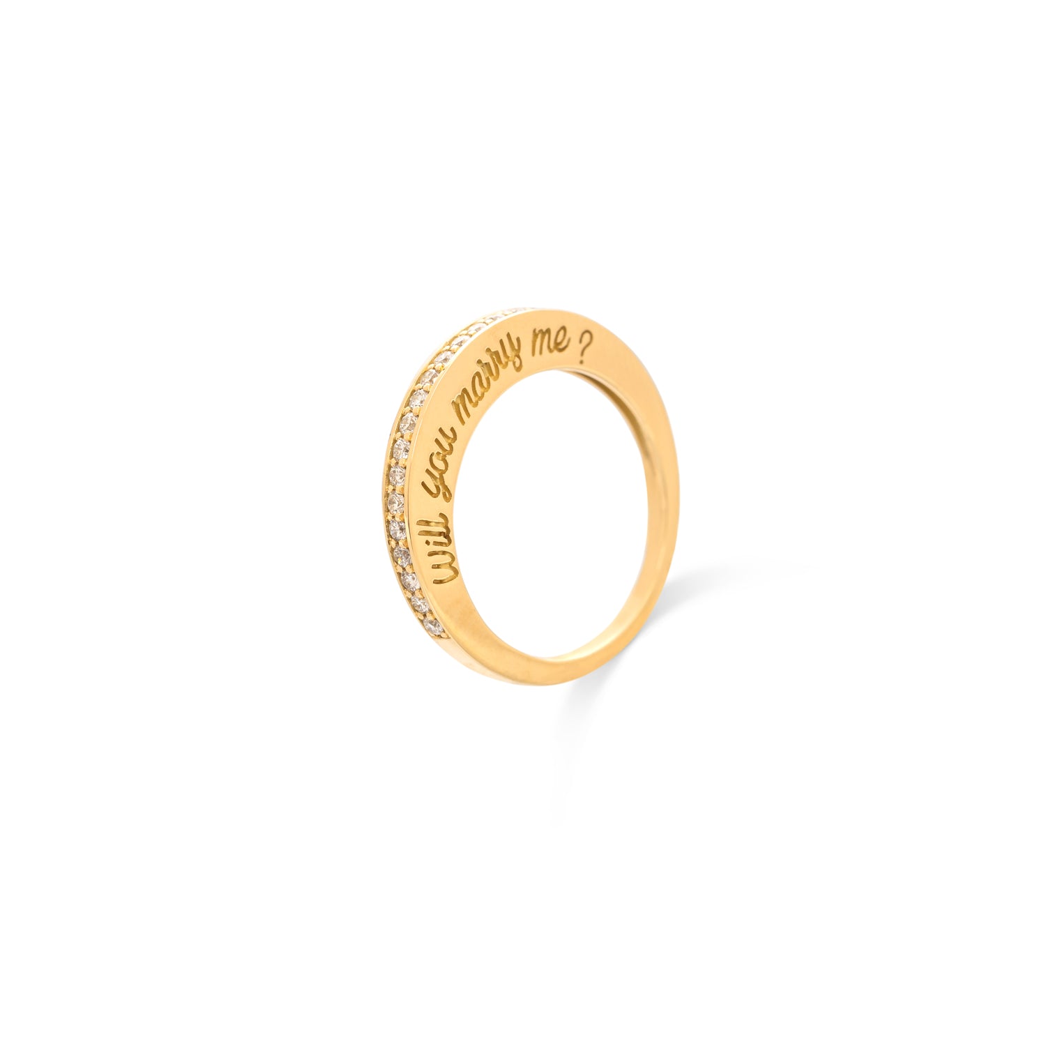 Eternity Ring- Will You Marry Me Full Diamonds