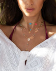 Mini Eye Full Diamonds Necklace
