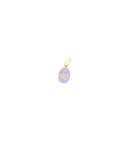 Tiny Medallion Enamel Allah Pendant