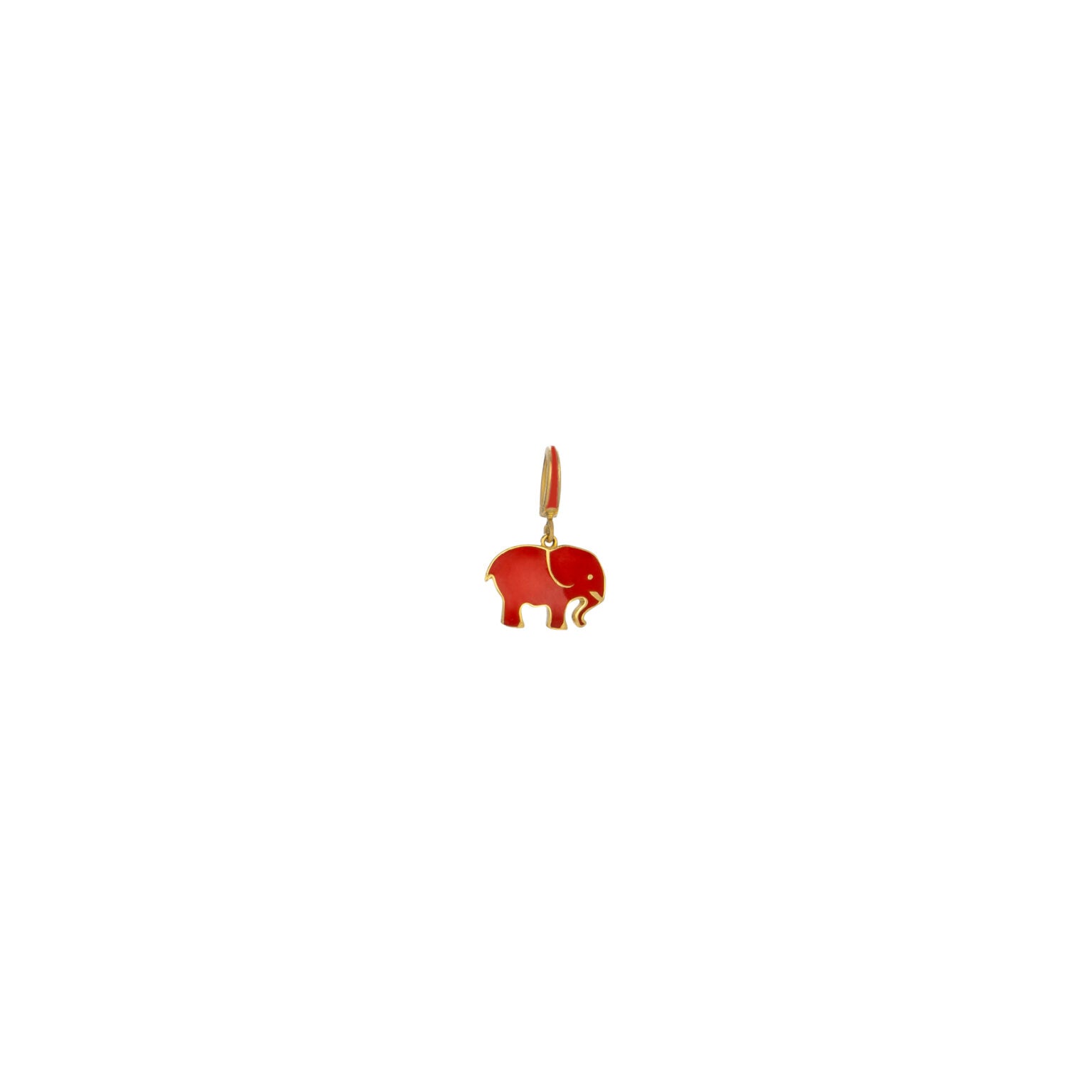 Elephant Enamel With Forever Clasp