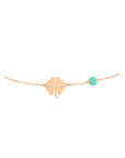 Clover With 1 Bead Bracelet