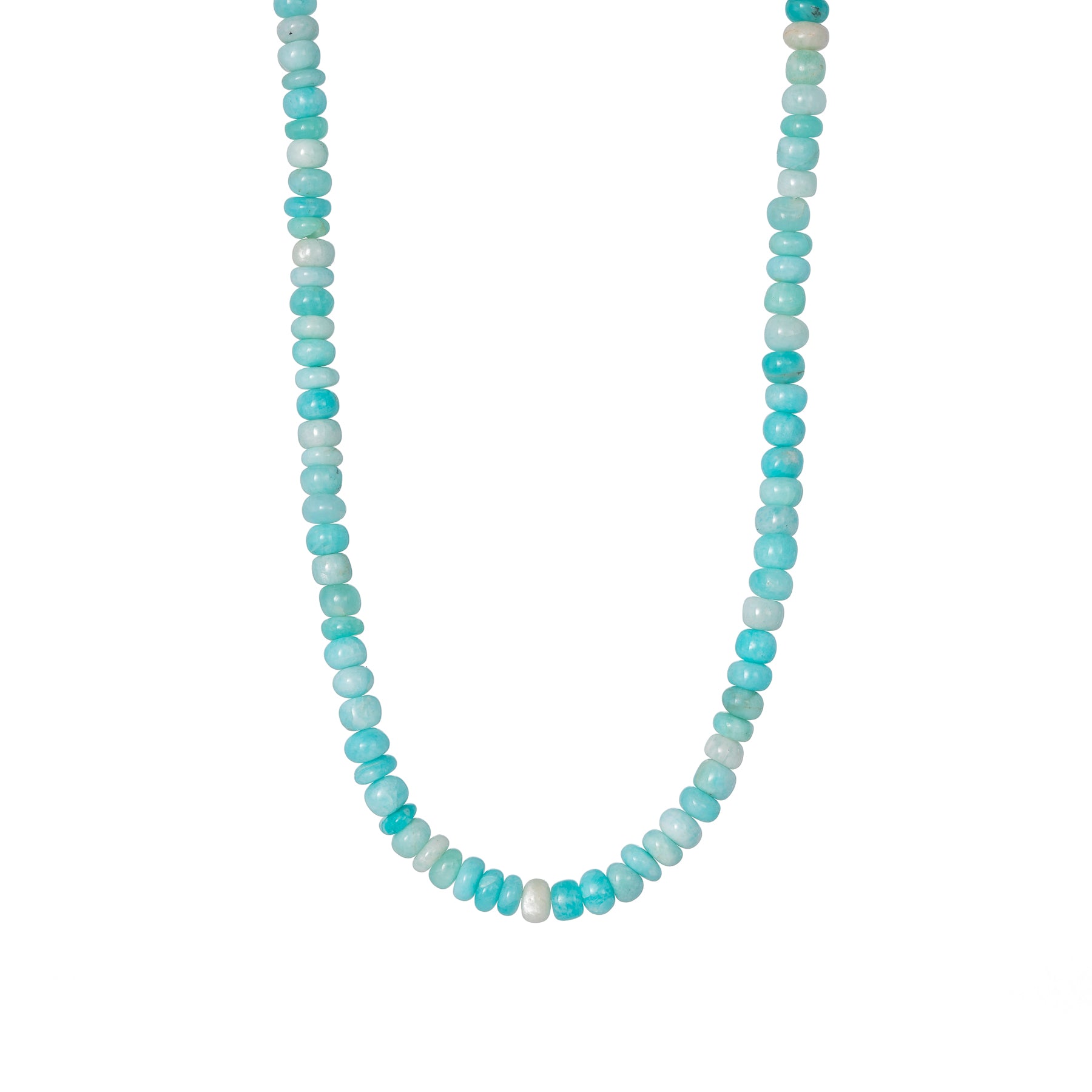 Rondelle Amazonite Rondes Necklace