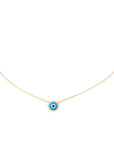 Mini Eye Full Diamonds Necklace