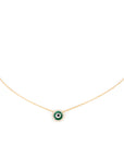 Mini Eye Full Diamonds Necklace