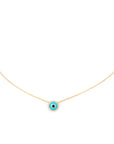 Mini Eye Full Diamonds Necklace