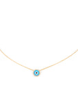 Mini Eye Full Diamonds Necklace