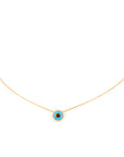 Mini Eye Full Diamonds Necklace