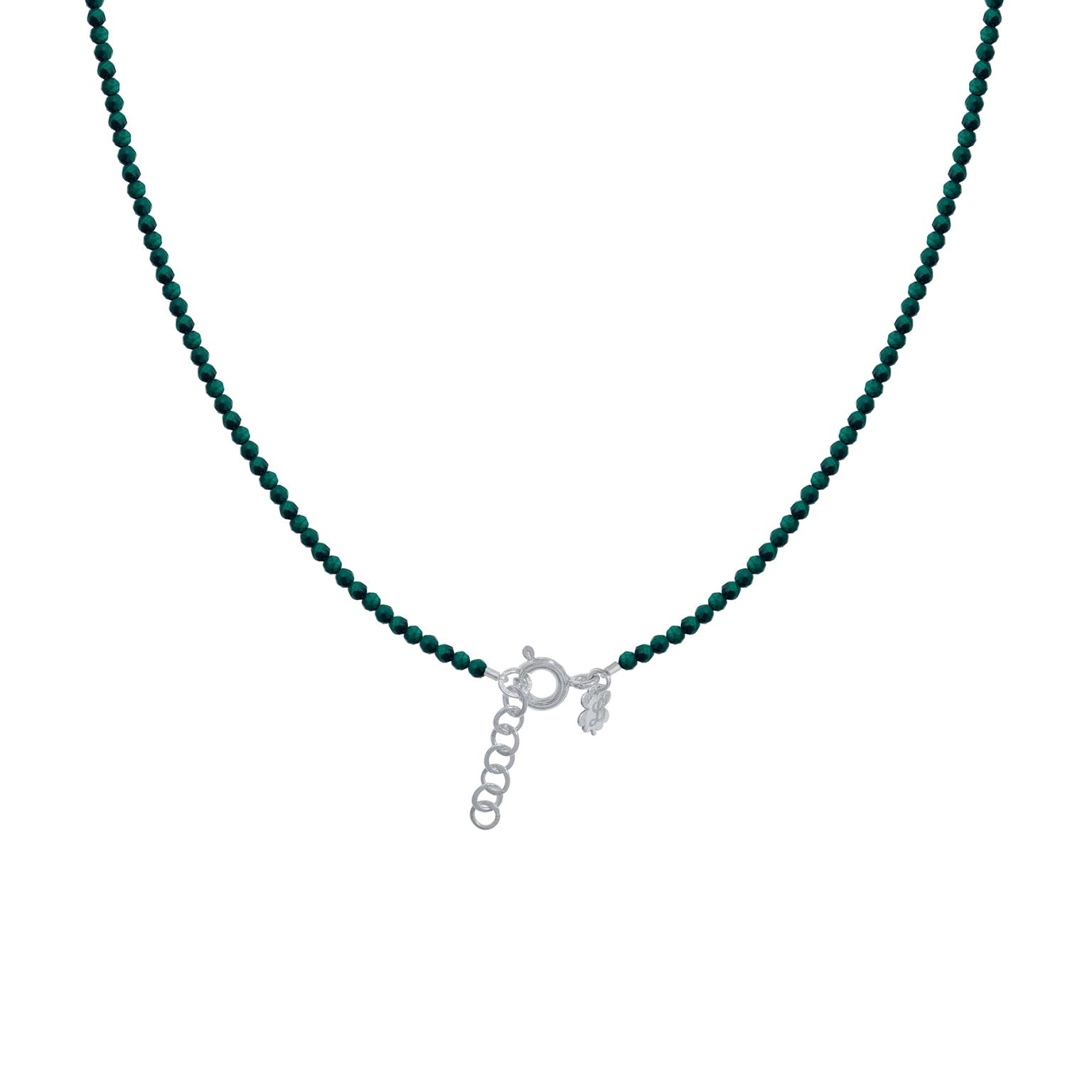EYE IRAN MAP SEMI PRECIOUS WITH SILVER CLASP
