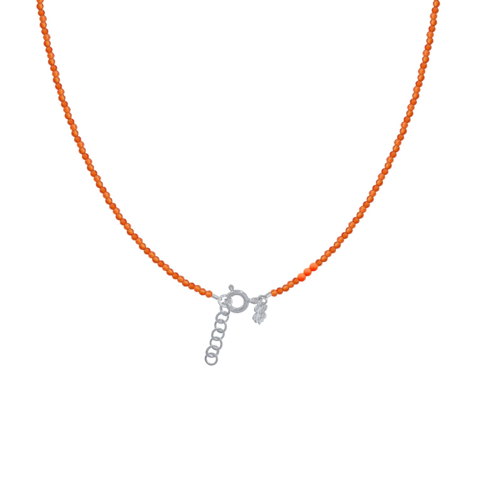 EYE AFRICA MAP SEMI PRECIOUS WITH SILVER CLASP