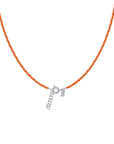EYE AFRICA MAP SEMI PRECIOUS WITH SILVER CLASP