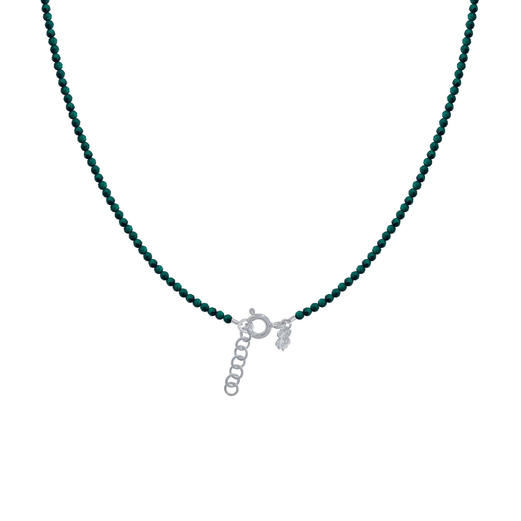 EYE SYRIA MAP SEMI PRECIOUS WITH SILVER CLASP