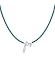 EYE SYRIA MAP SEMI PRECIOUS WITH SILVER CLASP