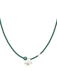 EYE CEDAR SEMI PRECIOUS WITH SILVER CLASP