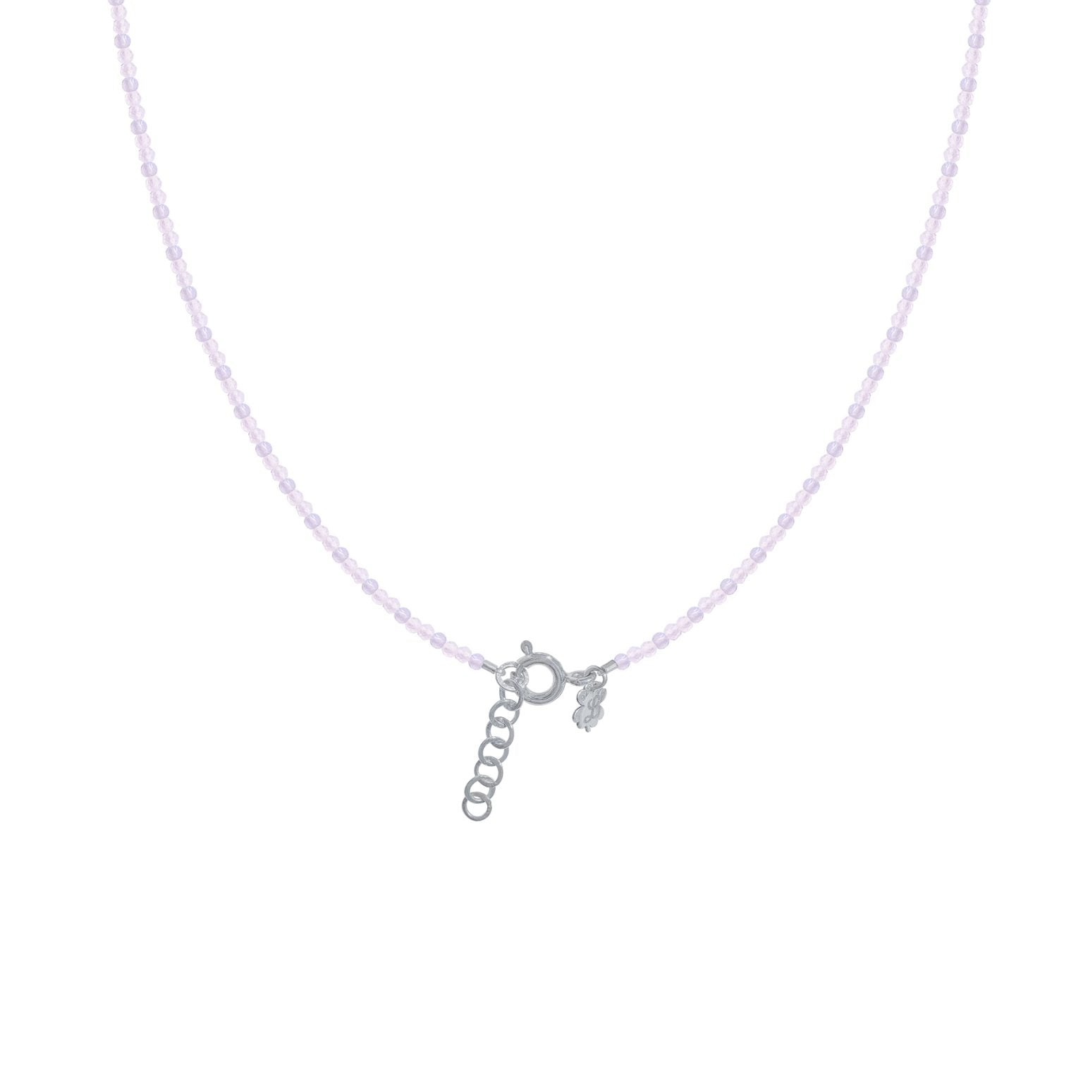 EYE HEART SEMI PRECIOUS WITH SILVER CLASP