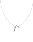 EYE HEART SEMI PRECIOUS WITH SILVER CLASP