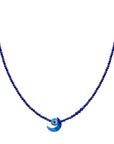 EYE MOON SEMI PRECIOUS WITH SILVER CLASP