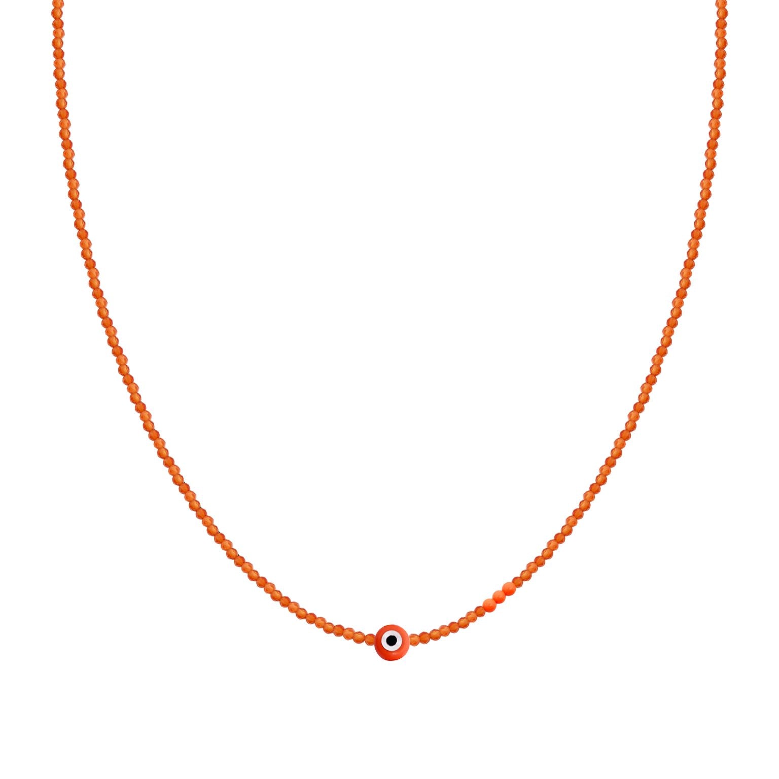 EYE SEMI PRECIOUS WITH SILVER CLASP