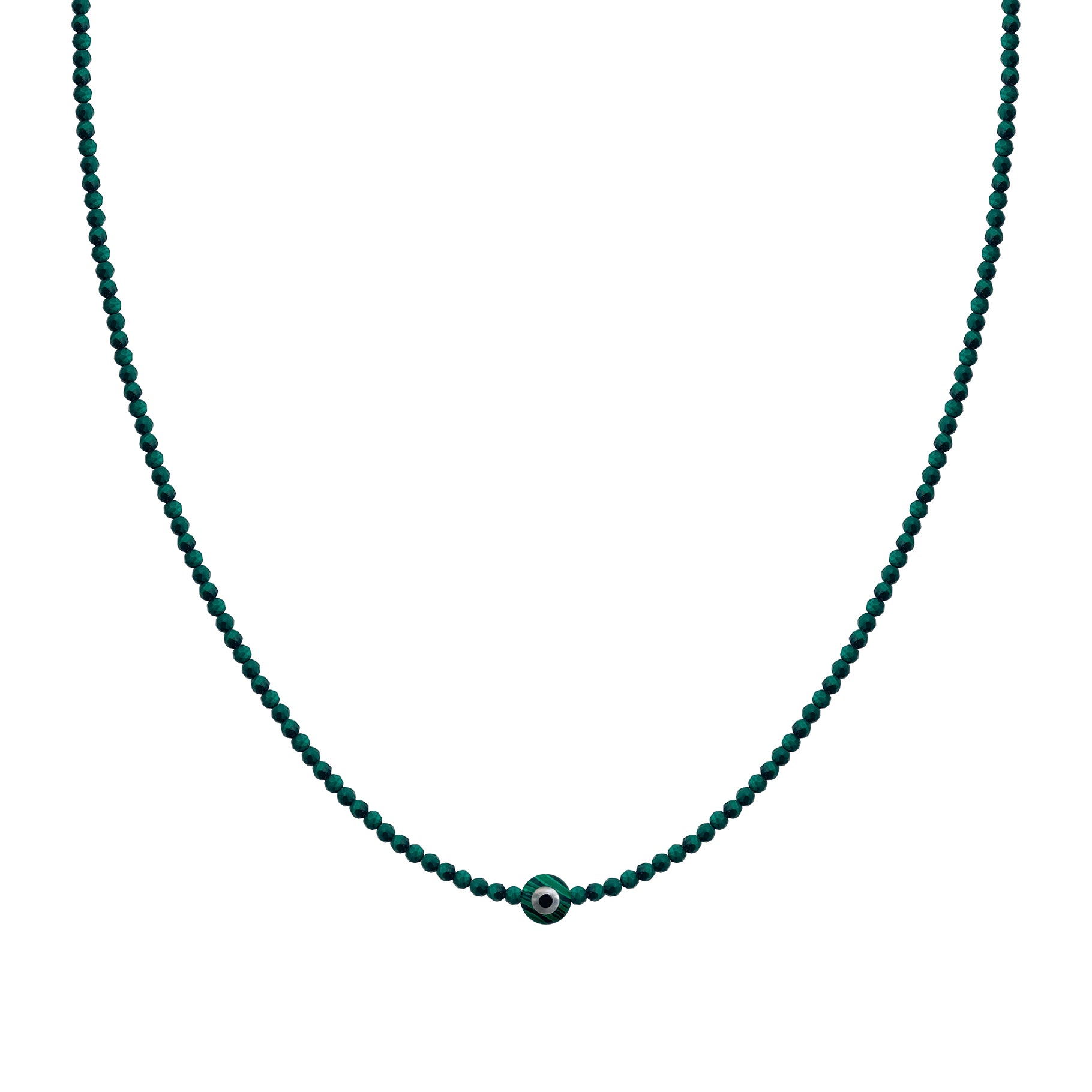 EYE SEMI PRECIOUS WITH SILVER CLASP
