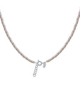 EYE SEMI PRECIOUS WITH SILVER CLASP