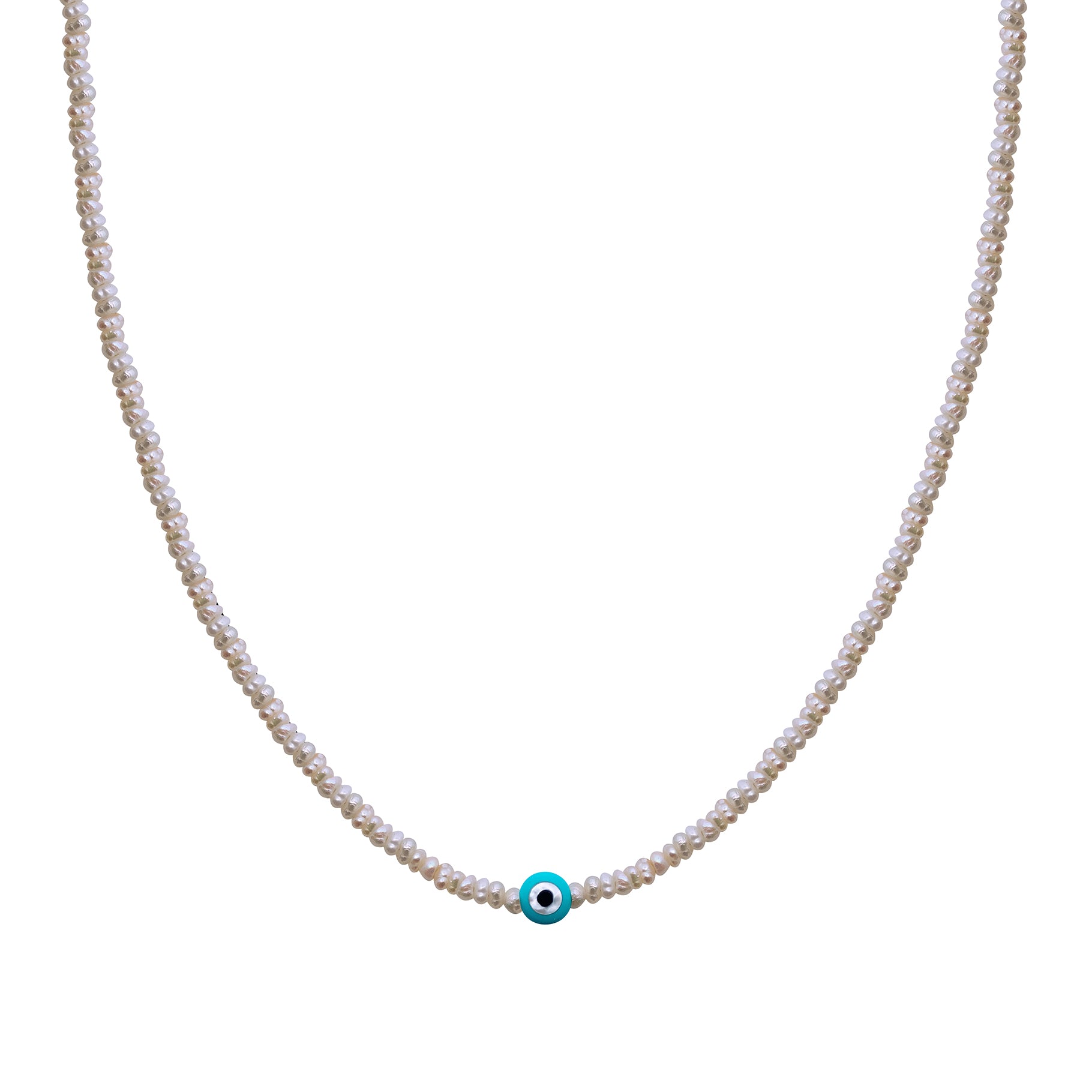 EYE SEMI PRECIOUS WITH SILVER CLASP