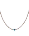 EYE SEMI PRECIOUS WITH SILVER CLASP
