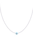 EYE SEMI PRECIOUS WITH SILVER CLASP