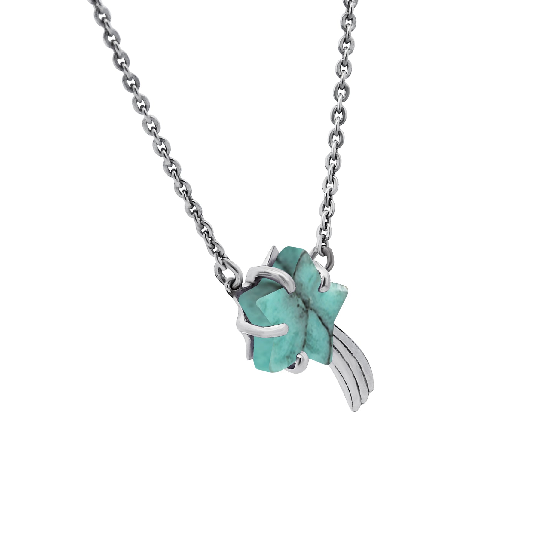 Shooting Star Silver Necklace