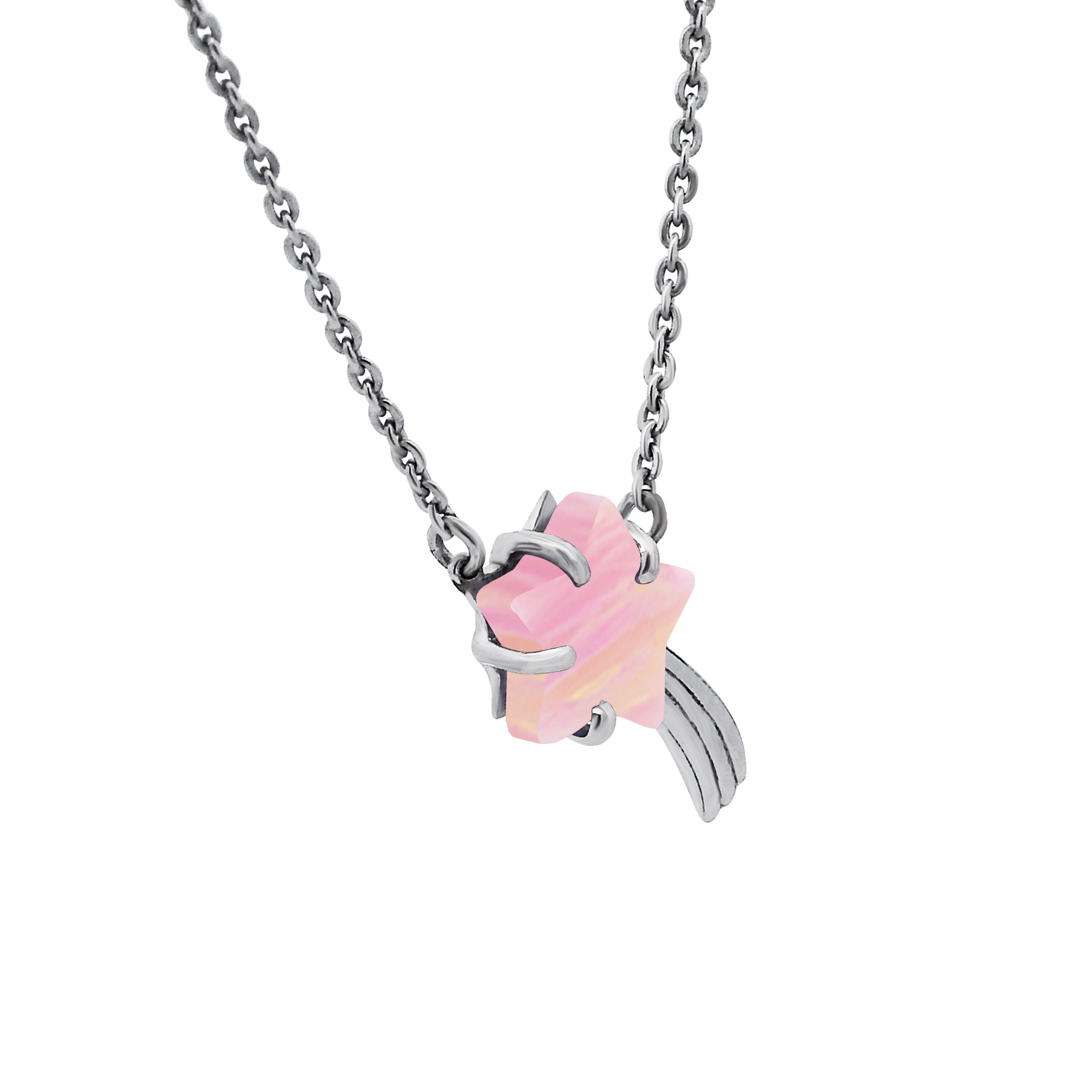 Shooting Star Silver Necklace