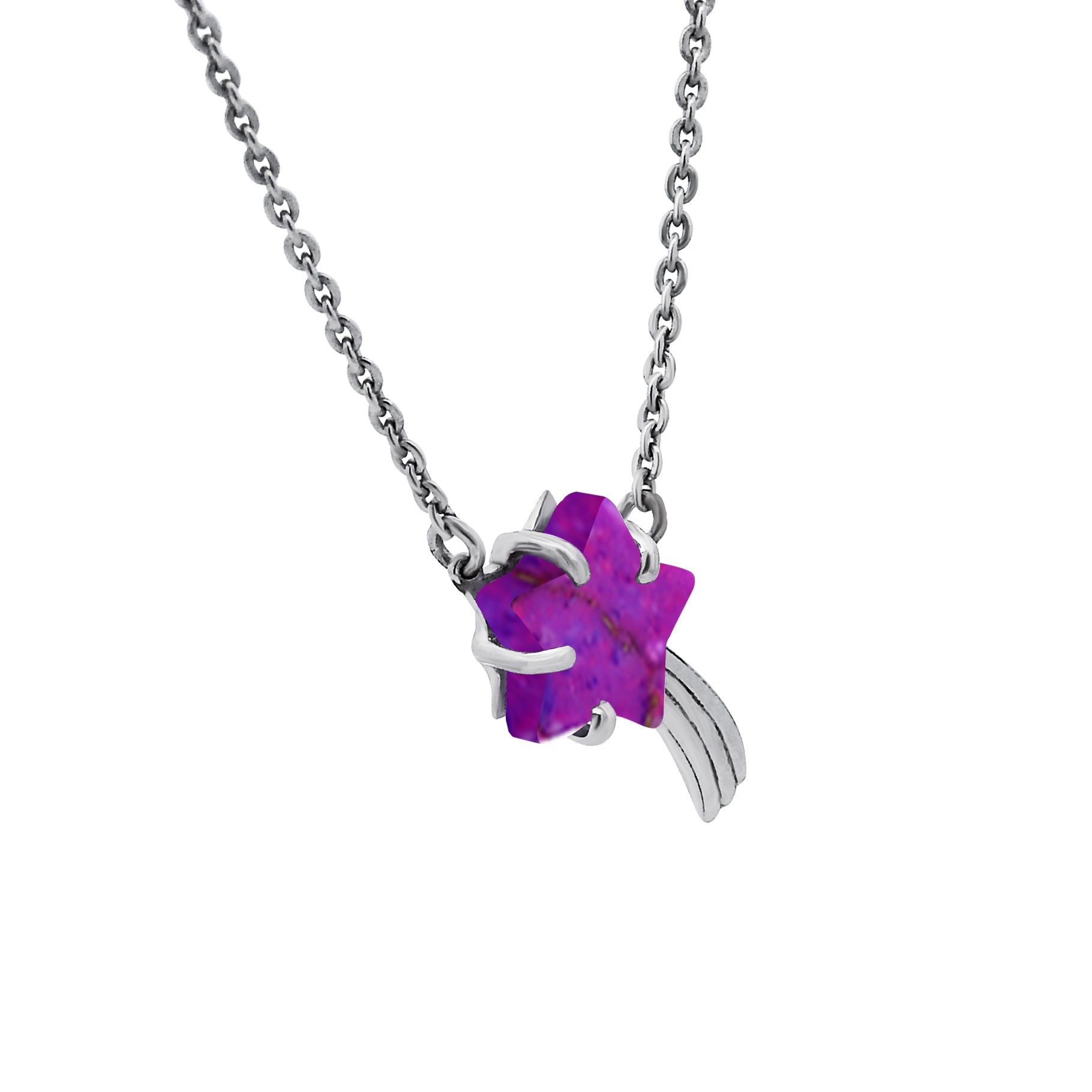 Shooting Star Silver Necklace