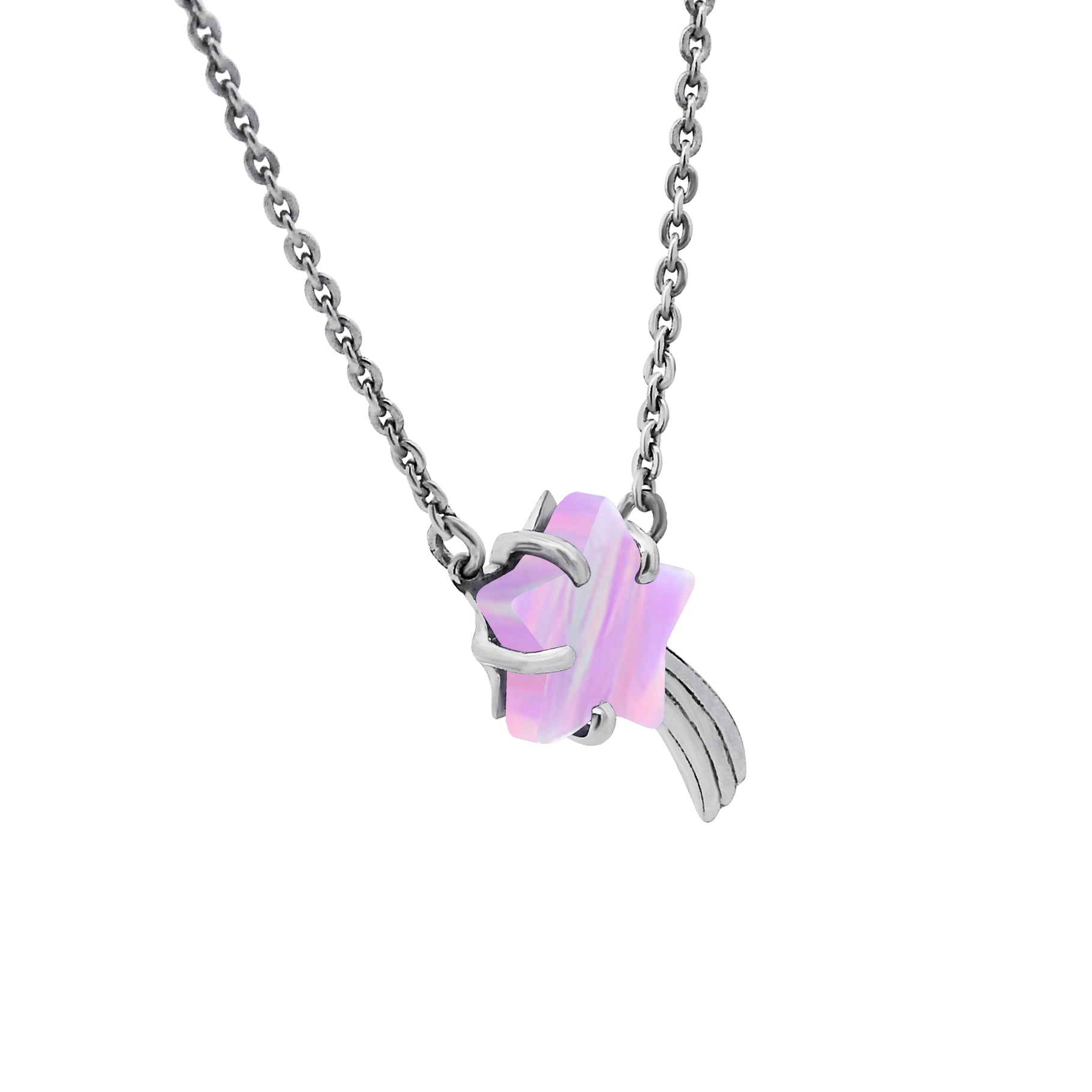 Shooting Star Silver Necklace