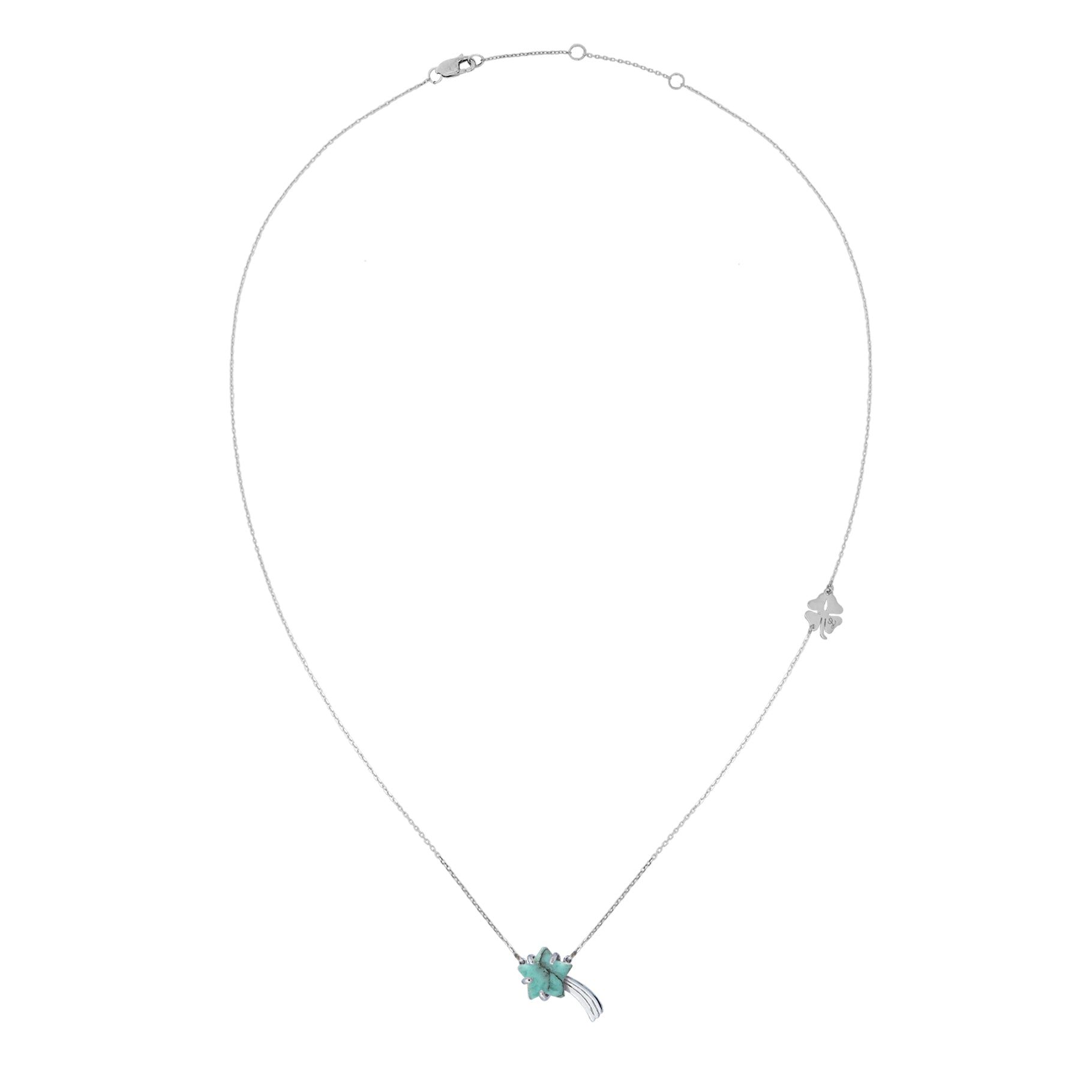 Shooting Star Silver Necklace