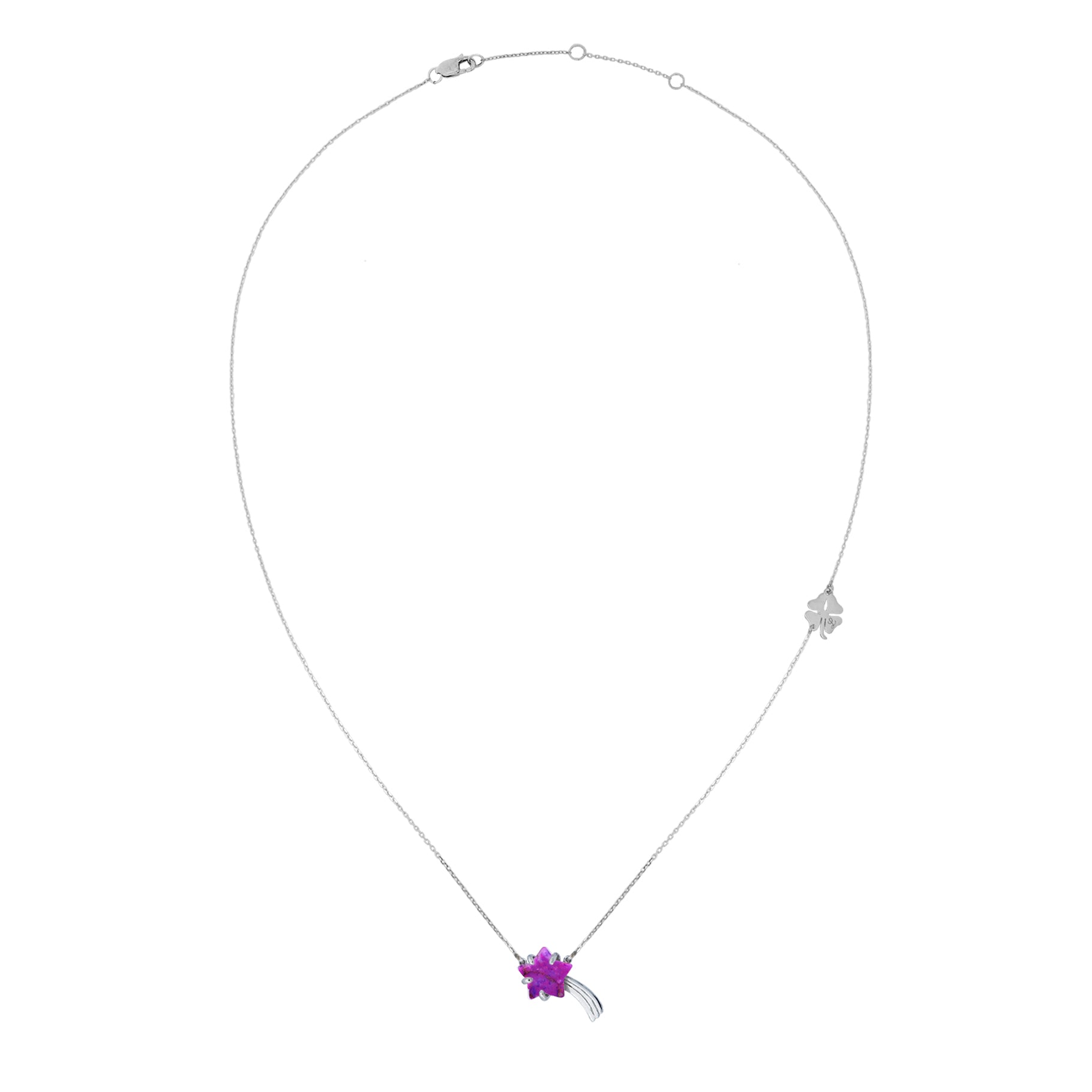 Shooting Star Silver Necklace