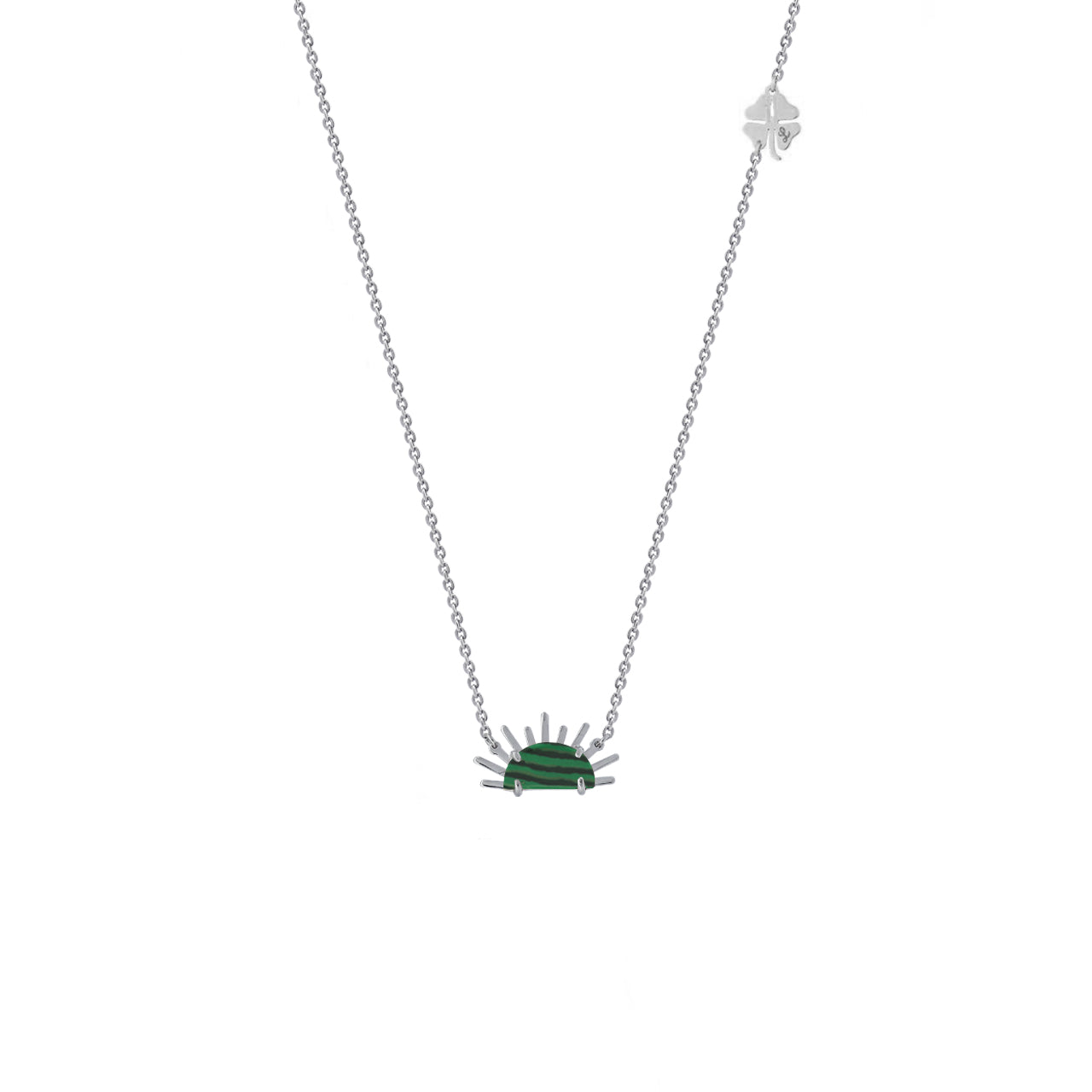 Sunset Crush Silver Necklace