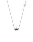 Sunset Crush Silver Necklace
