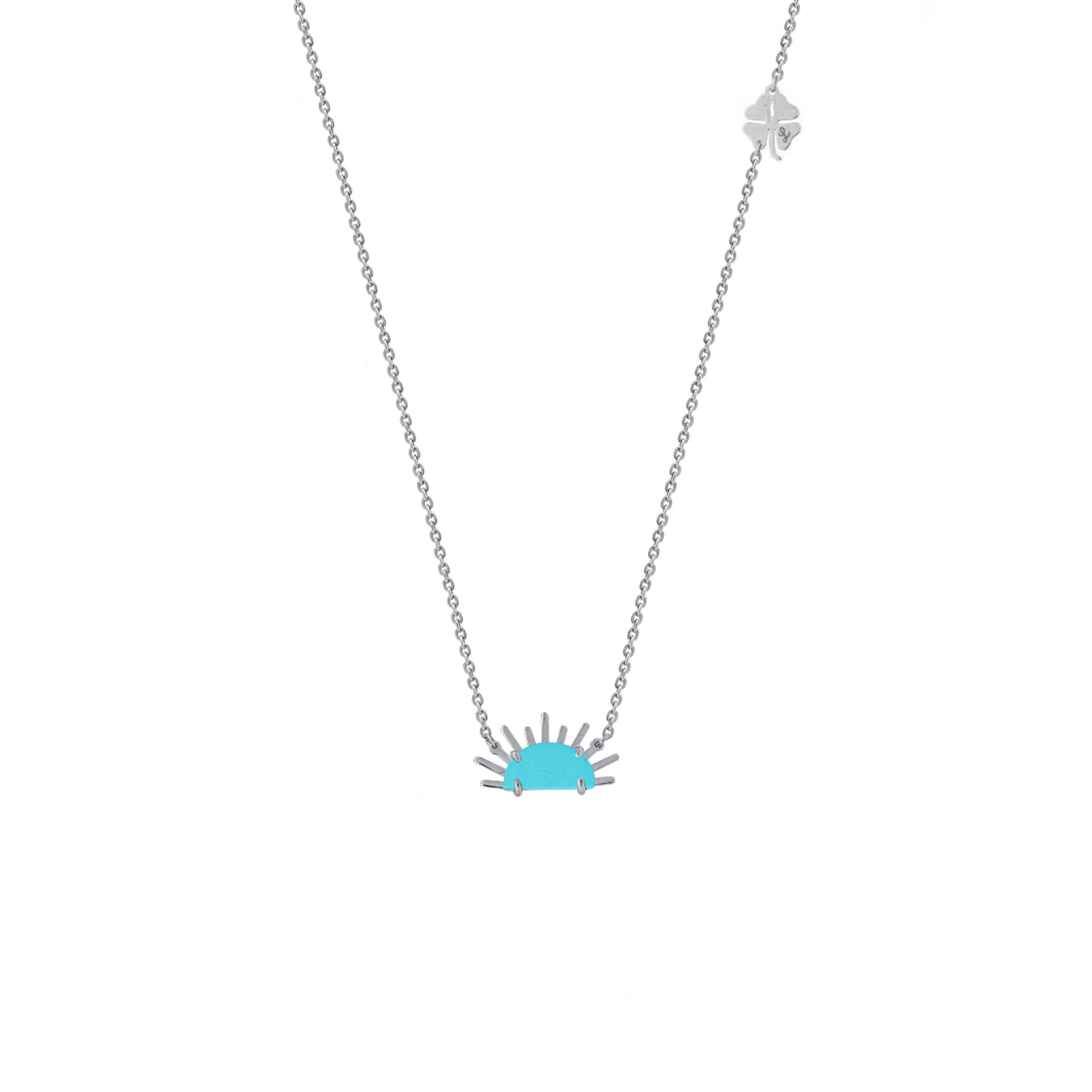 Sunset Crush Silver Necklace