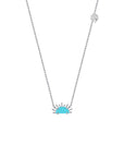 Sunset Crush Silver Necklace