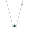 Sunset Crush Silver Necklace