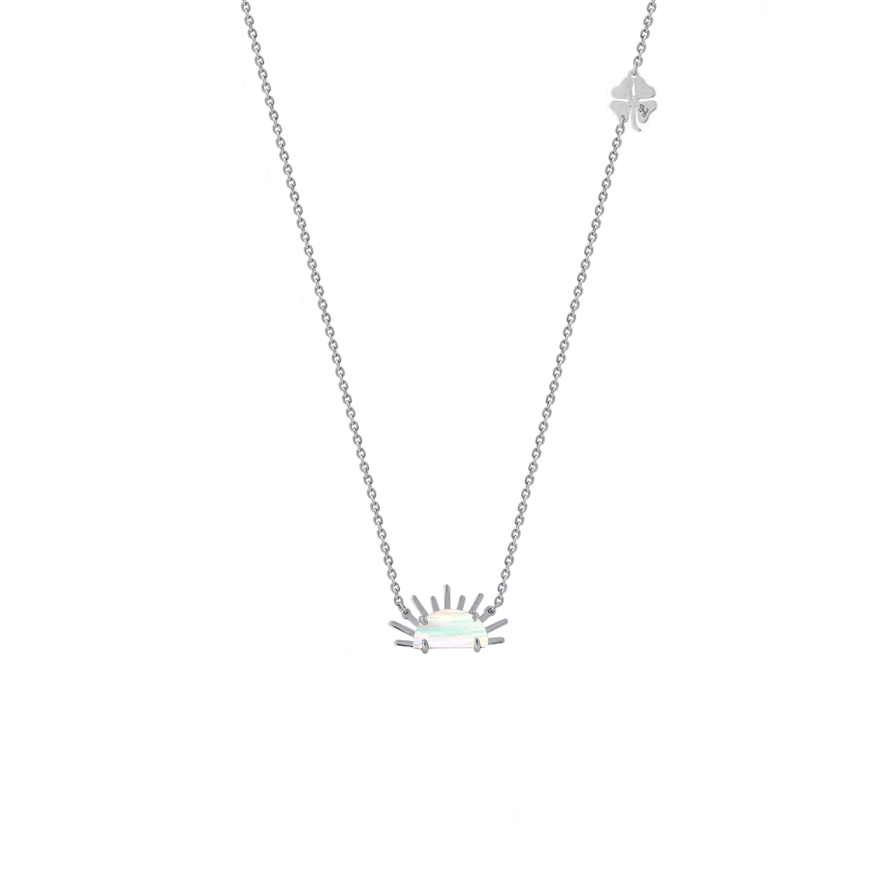 Sunset Crush Silver Necklace
