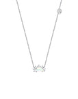 Sunset Crush Silver Necklace