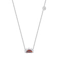 Sunset Crush Silver Necklace