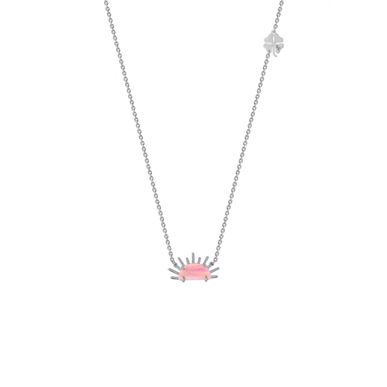 Sunset Crush Silver Necklace