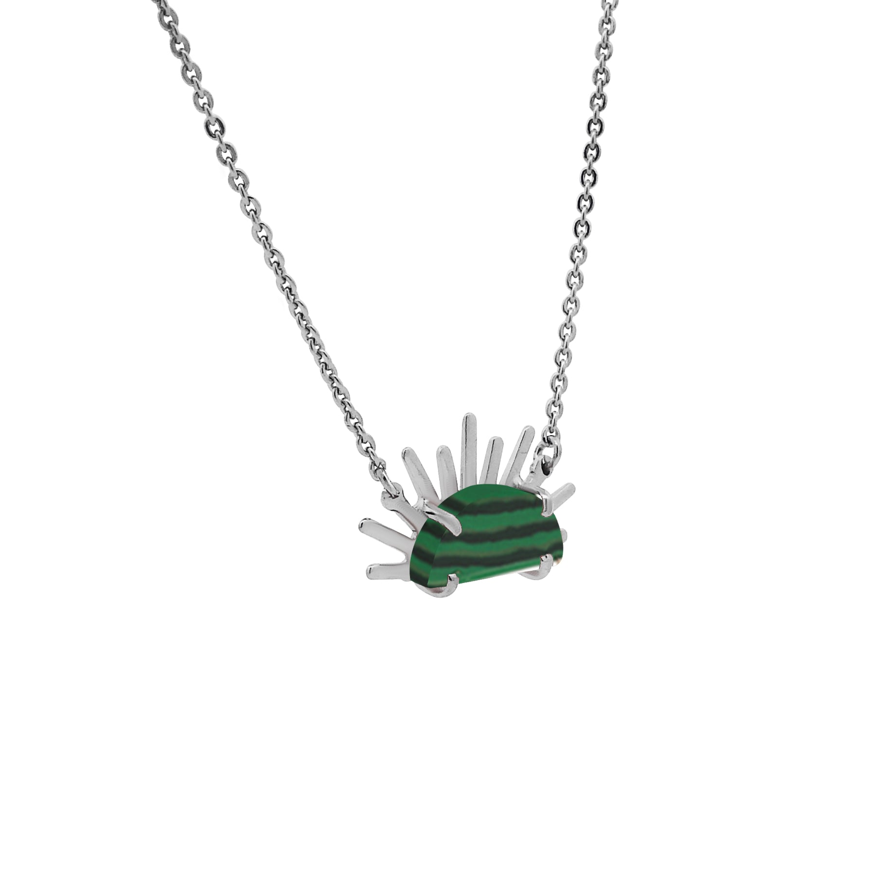 Sunset Crush Silver Necklace