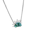 Sunset Crush Silver Necklace