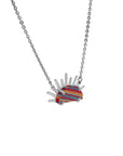 Sunset Crush Silver Necklace