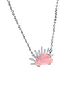 Sunset Crush Silver Necklace