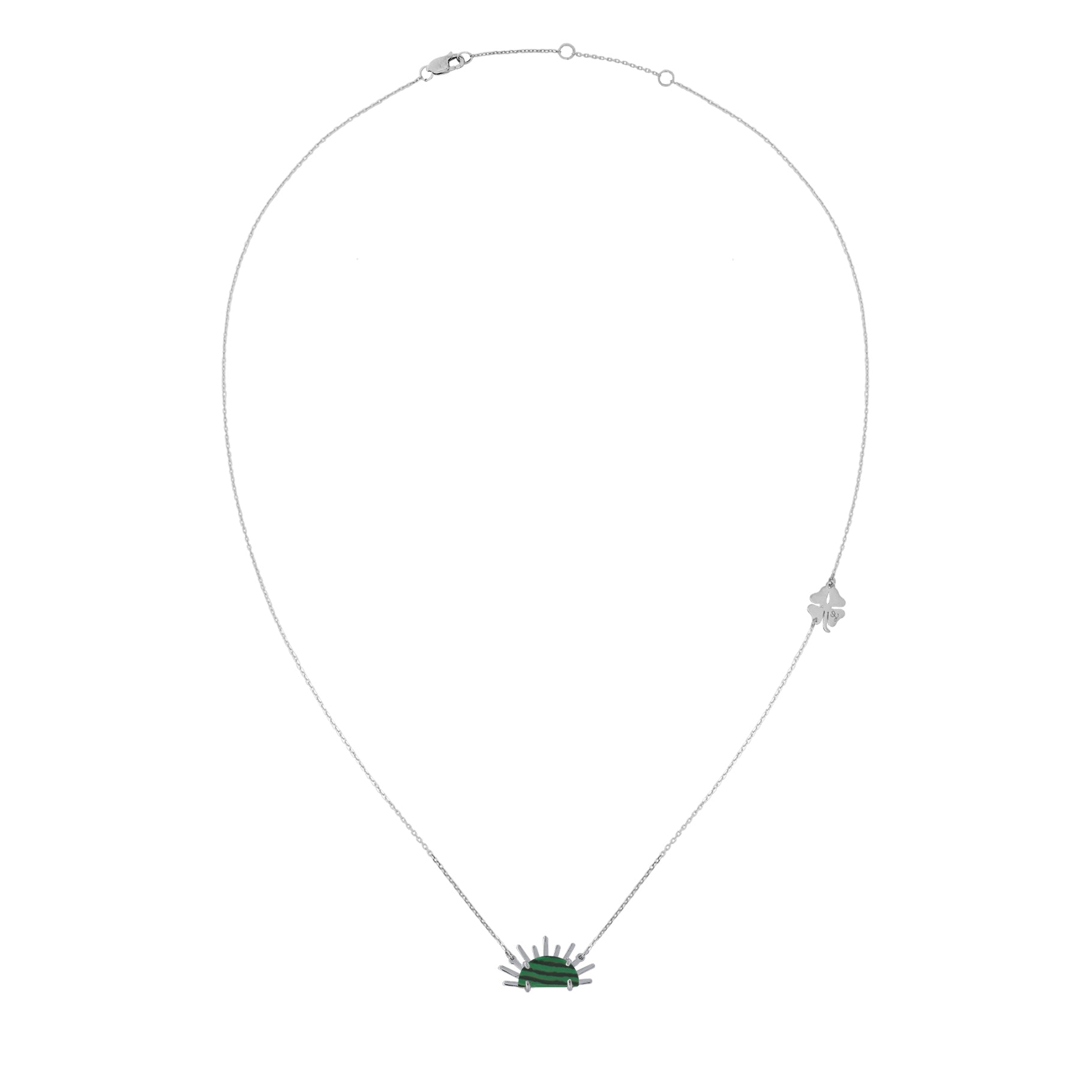 Sunset Crush Silver Necklace