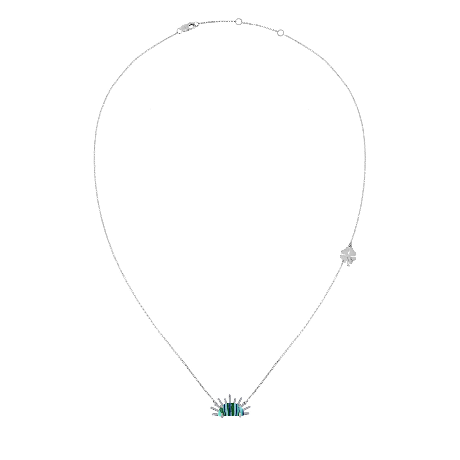 Sunset Crush Silver Necklace