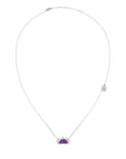 Sunset Crush Silver Necklace