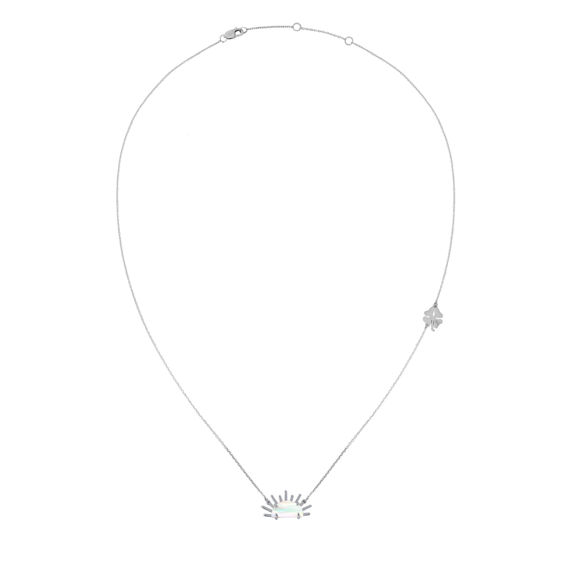 Sunset Crush Silver Necklace