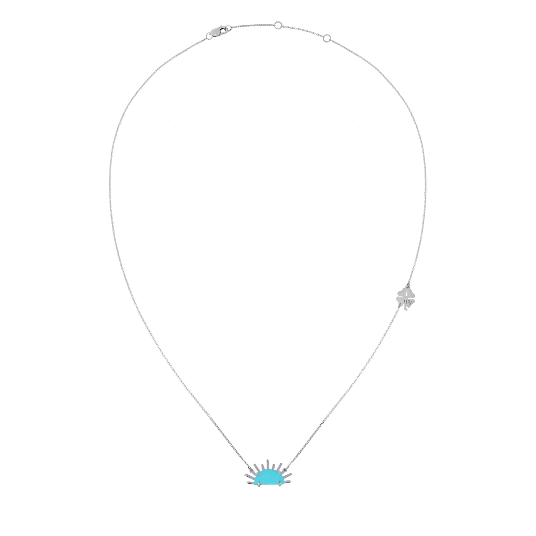 Sunset Crush Silver Necklace